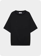 Crew Neck Shirt -Organic Cotton High Twisted Dobby Cloth-[M26A16SH02B]