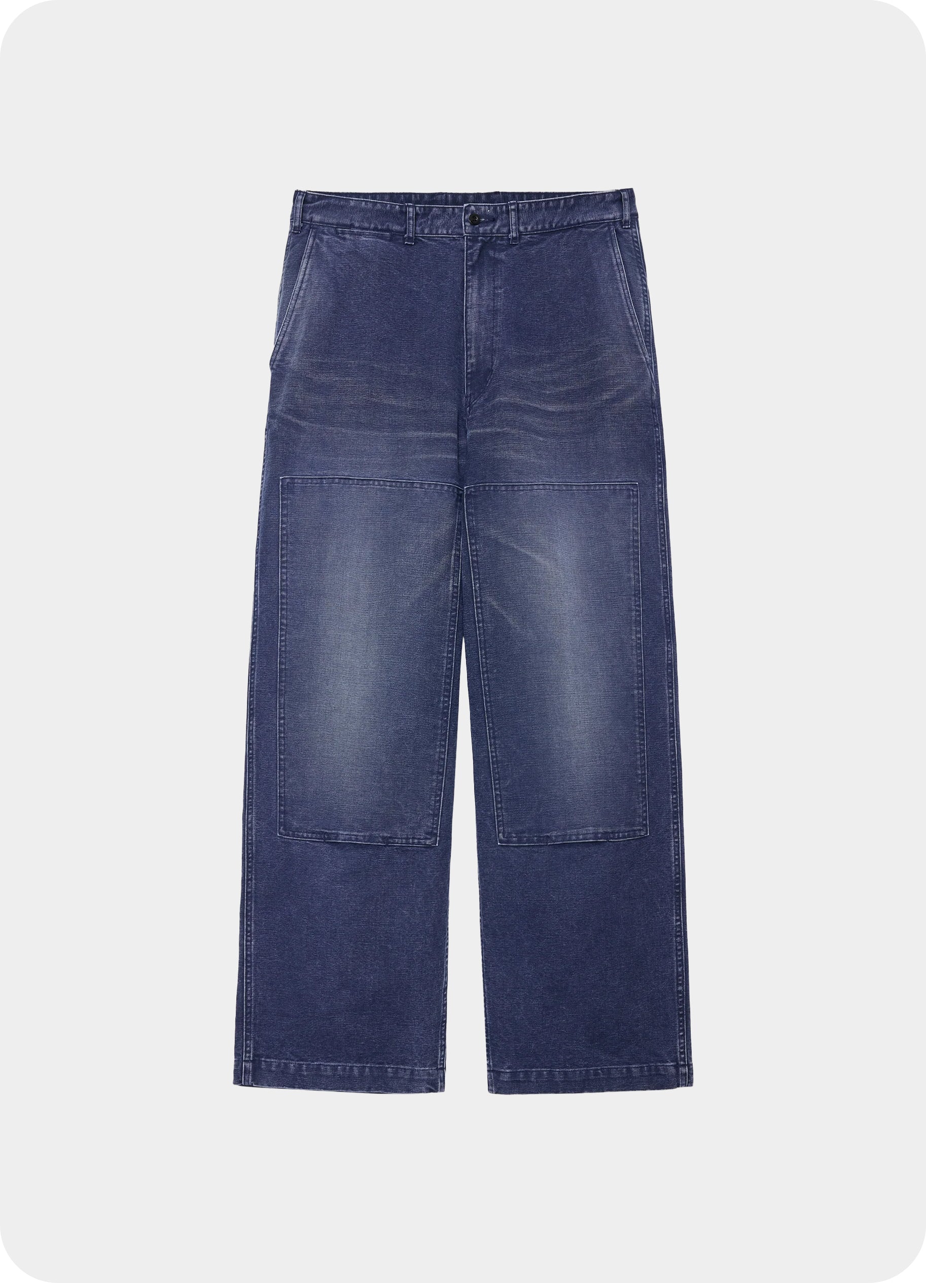 Double Knee Pants -Organic Cotton Duck- [M25C01PT01C]