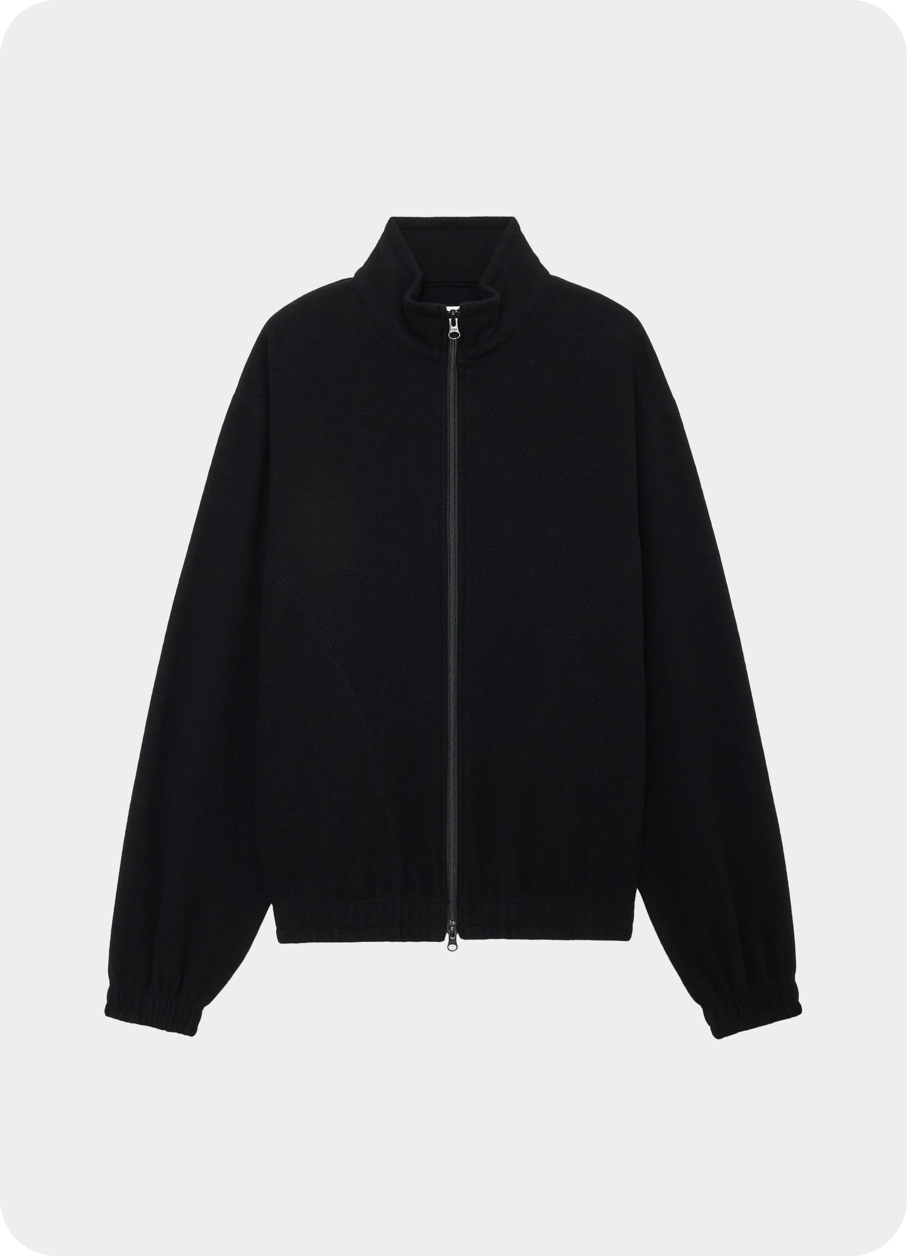 TRACK JACKET -SUPER 130s WOOL NAPPING-
