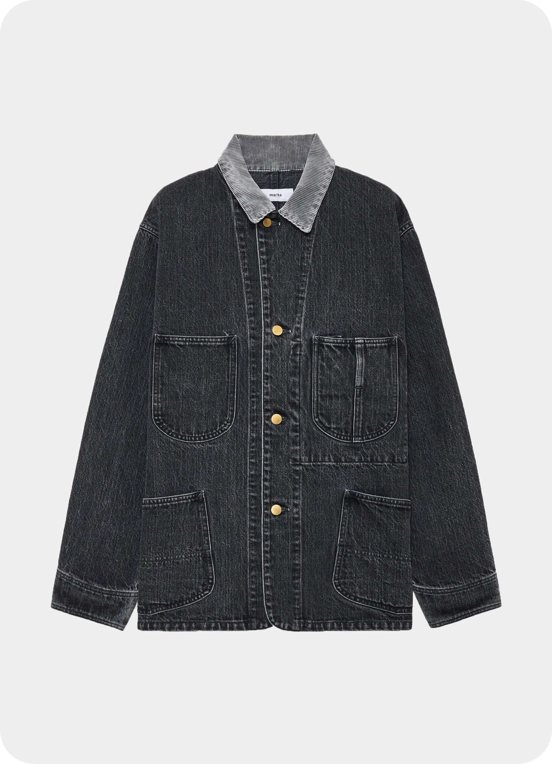 Coverall Jacket -Organic Cotton 13.5Oz Selvedge Denim-
