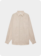 COMFORT FIT SHIRT -Hemp Shirting-[A26A22SH01C]