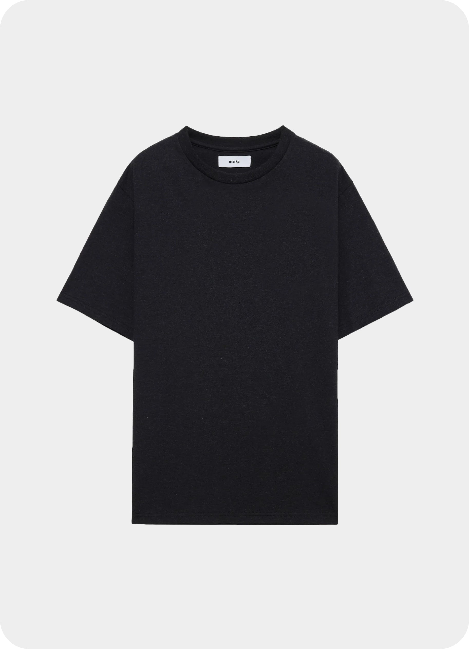 Crew Neck Tee -40/2 Organic Cotton Knit-