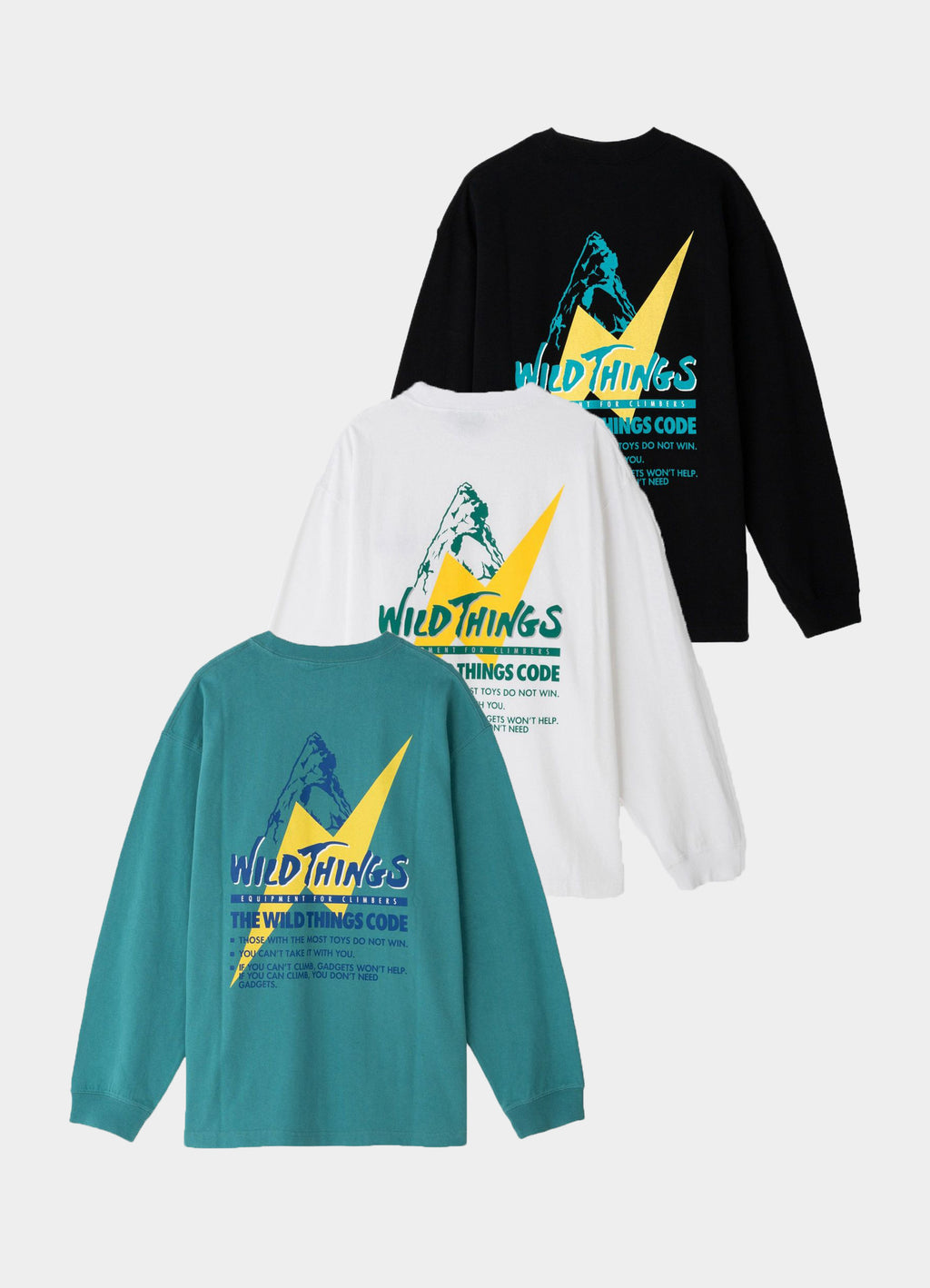 MOUNTAIN L/S TEE [WT242-30]<SALE>