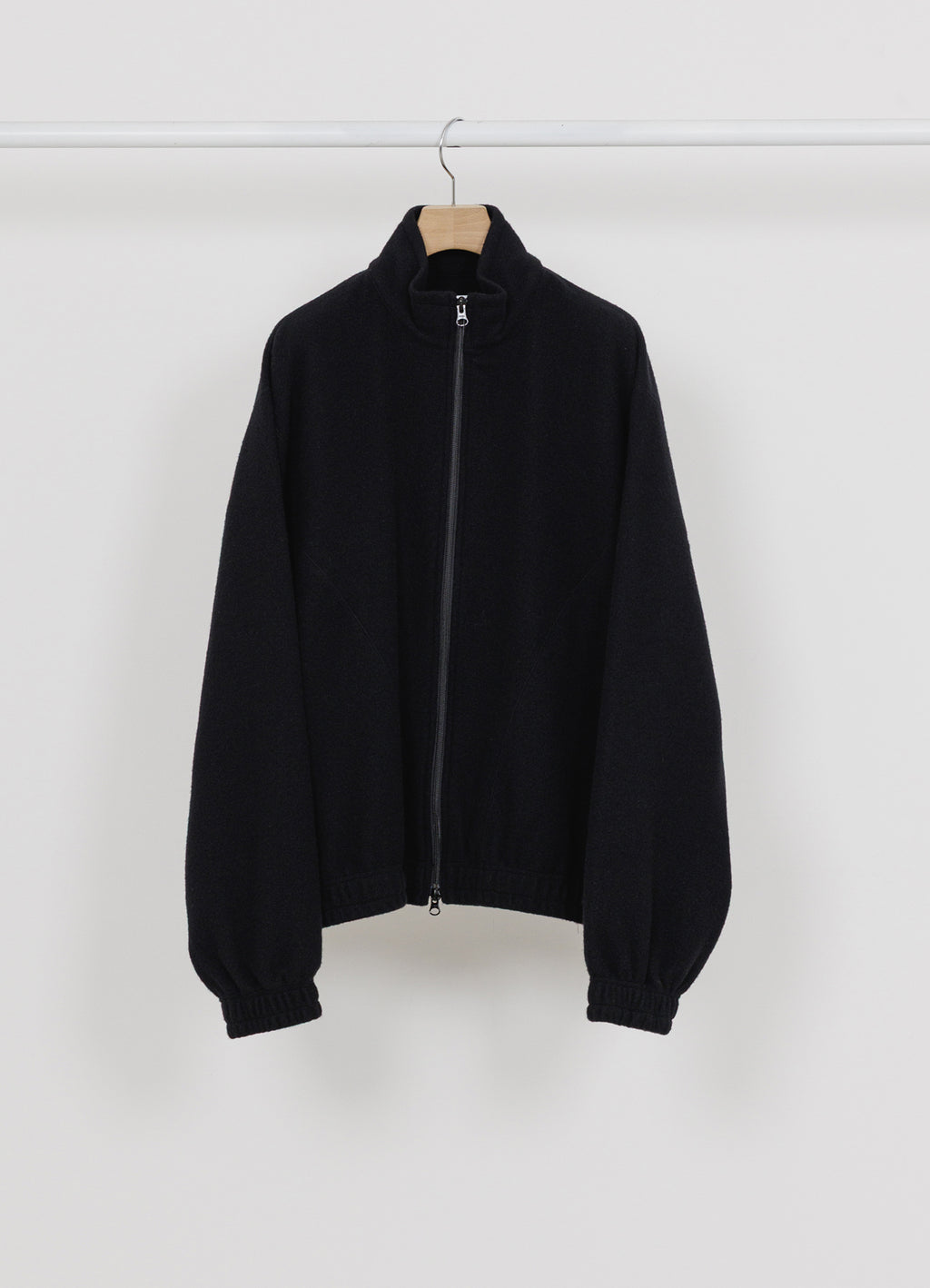 TRACK JACKET -SUPER 130s WOOL NAPPING-