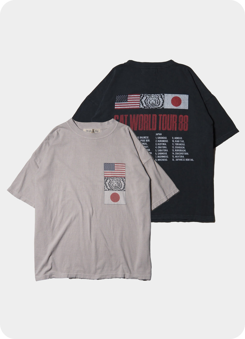 【size:L Only】HARD SP加工20/天竺BIGサイズ T(WORLD TOUR88) <SALE>