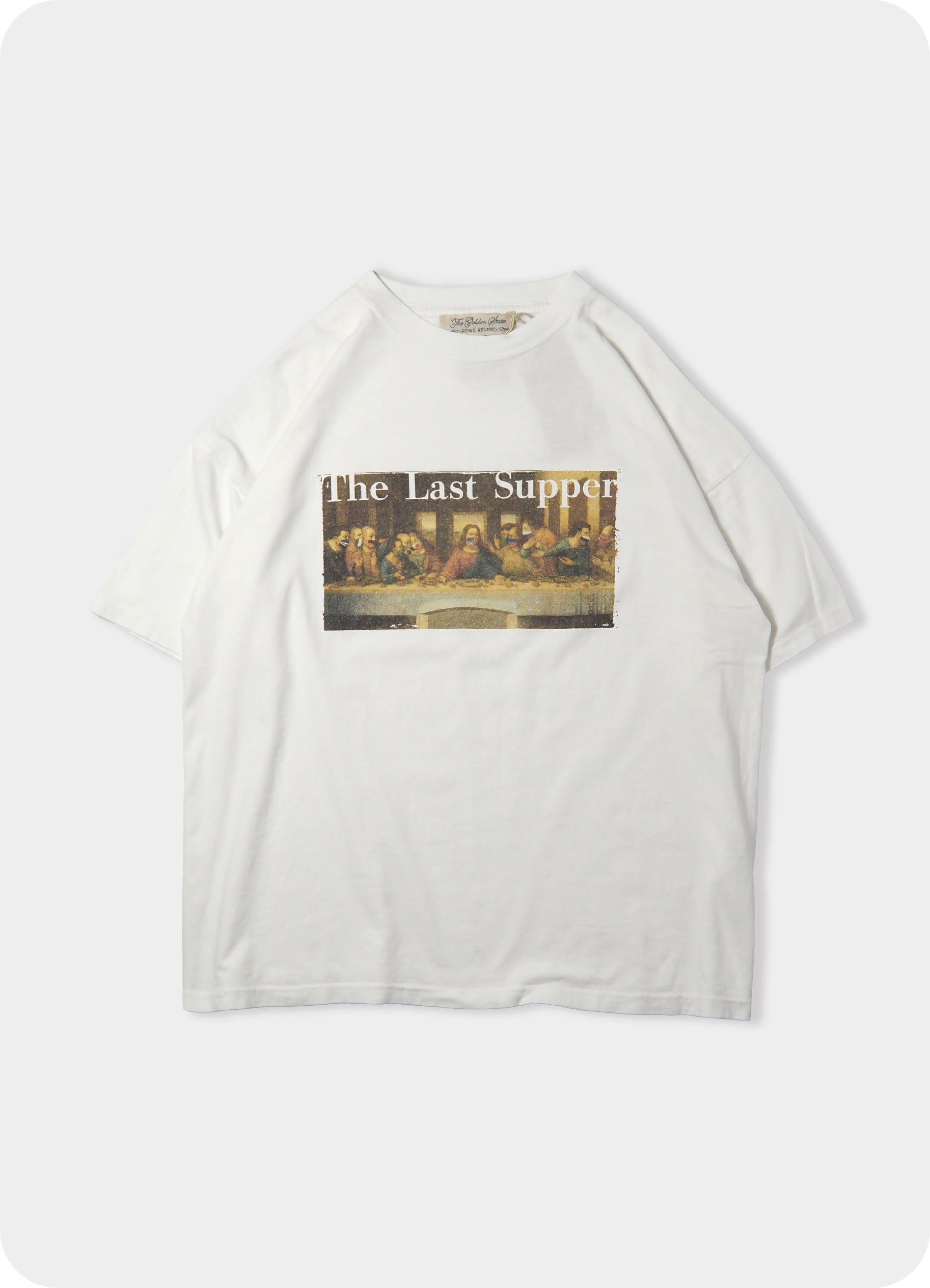HARD SP加工20/- 天竺 BIGサイズT(The Last Supper)[RN30389155]