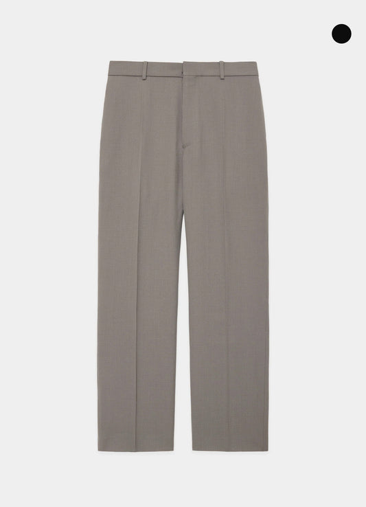 FLAT TAPERED TROUSERS -ORGANIC WOOL SURVIVAL CLOTH-[A24C06PT01C]