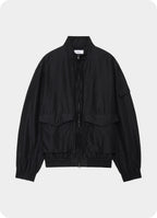 Flight Jacket -Wool Silk High Count Typewriter-