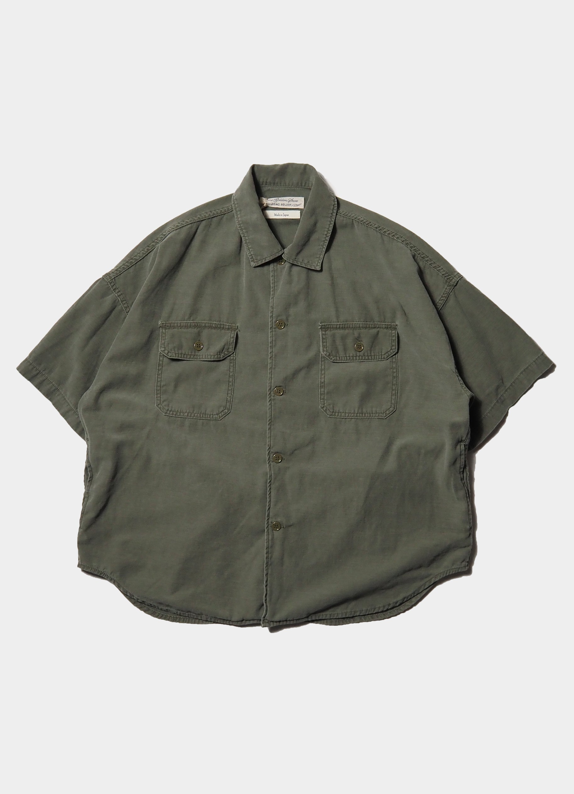 REMI RELIEF (レミレリーフ) / WIDE Military S/S SHIRT [RN26349070 