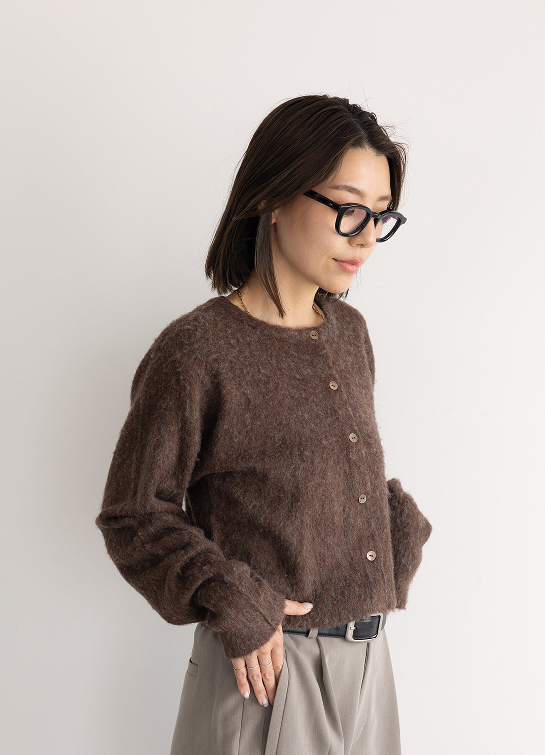 (WOMEN) 2wayソフトニットカーディガン [A313700]