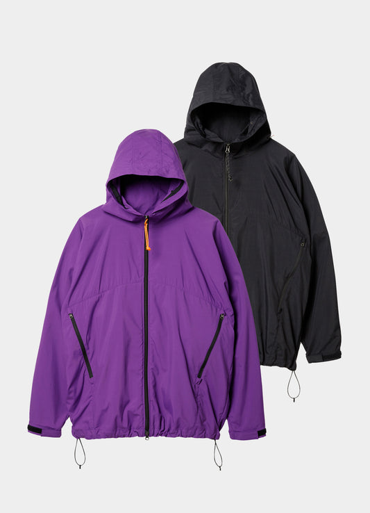 Supplex(R) Nylon Hooded Track Jacket [60424SP02-OW]