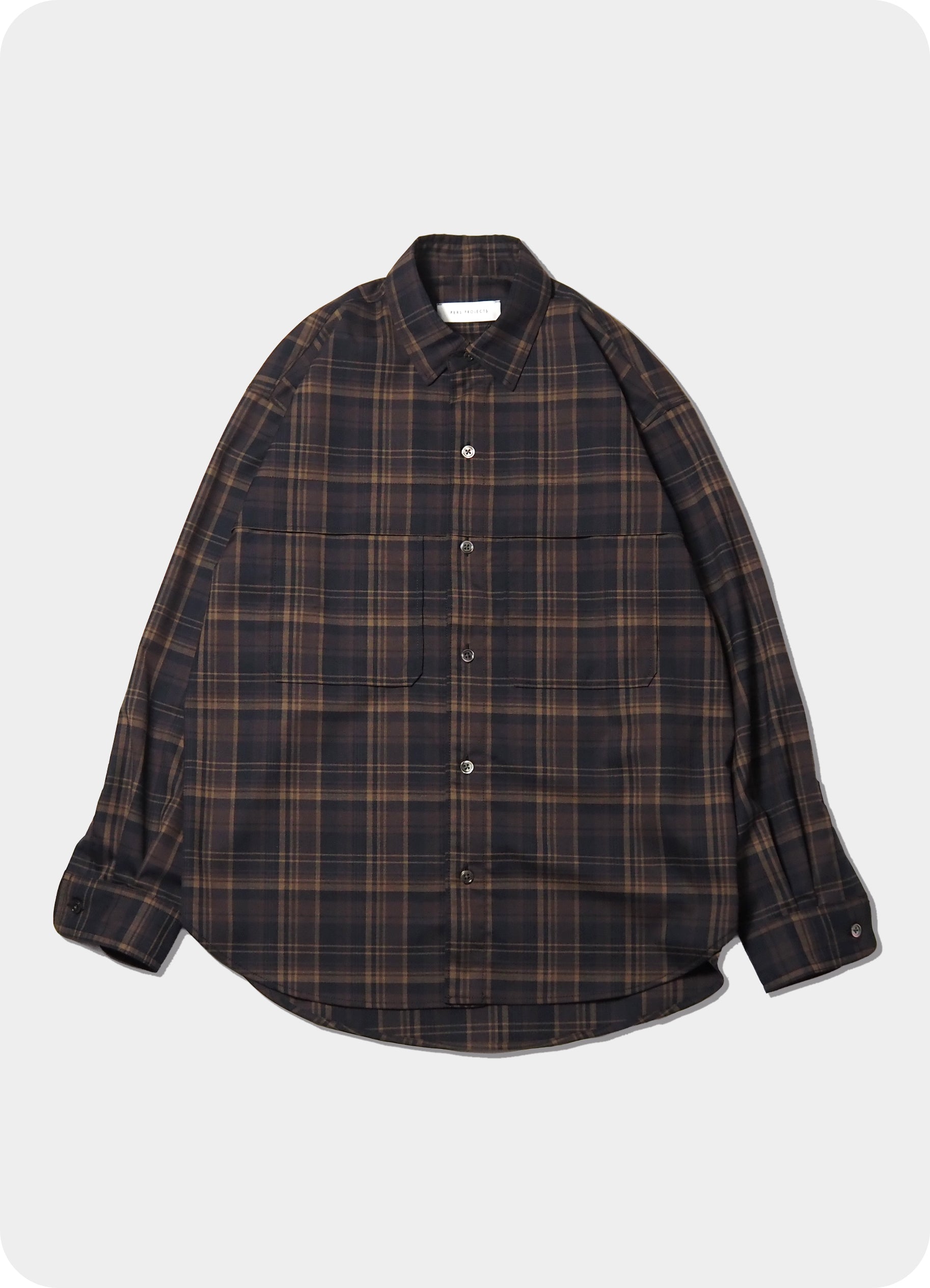 ANDREW L/S SHIRTS "check" [26FW-11081CH]