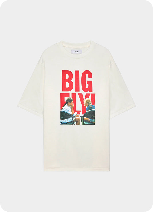 Tee Yuji Takeuchi "consultation" -40/2 COTTON CIRCULAR KNIT-[M25B43CS02B]