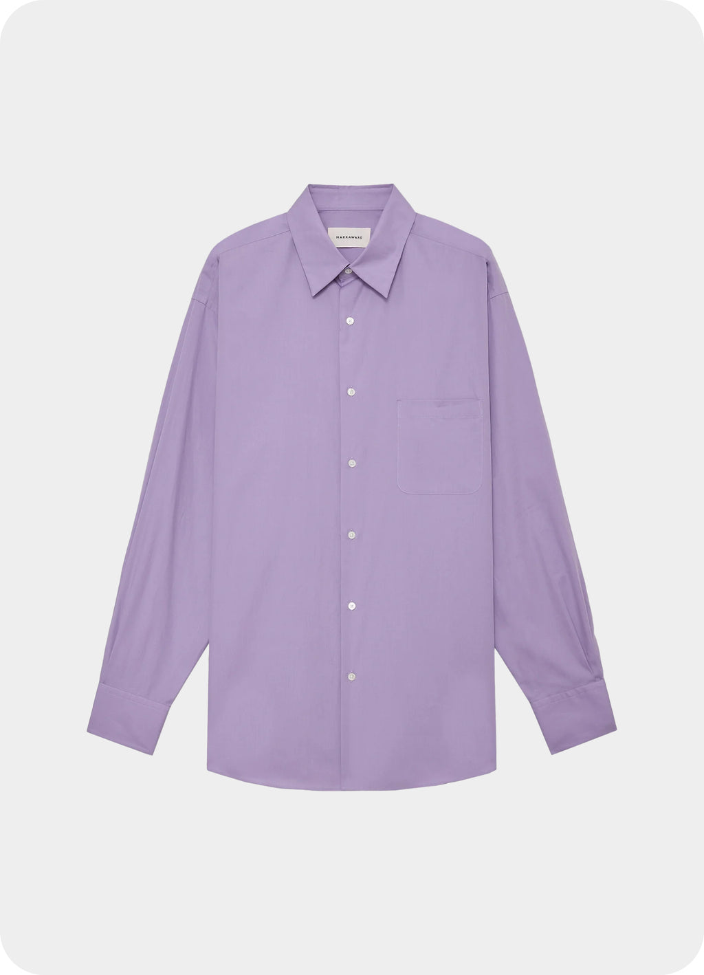 COMFORT FIT SHIRT -Peruvian Pima Poplin-[A25C02SH01C]