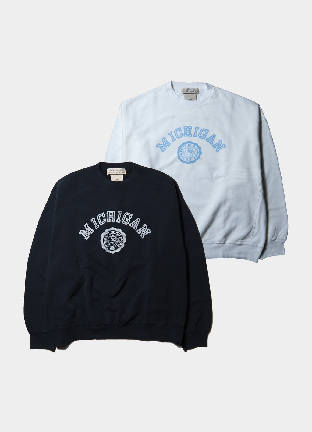 SP加工3飛び裏毛クルー(MICHIGAN) [RN27353102]<SALE>