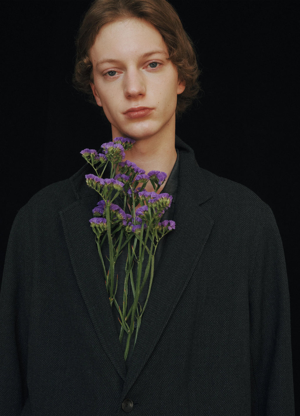 Stroll Around Jacket -Tumbled Wool Serge-[M26C10JK01C]