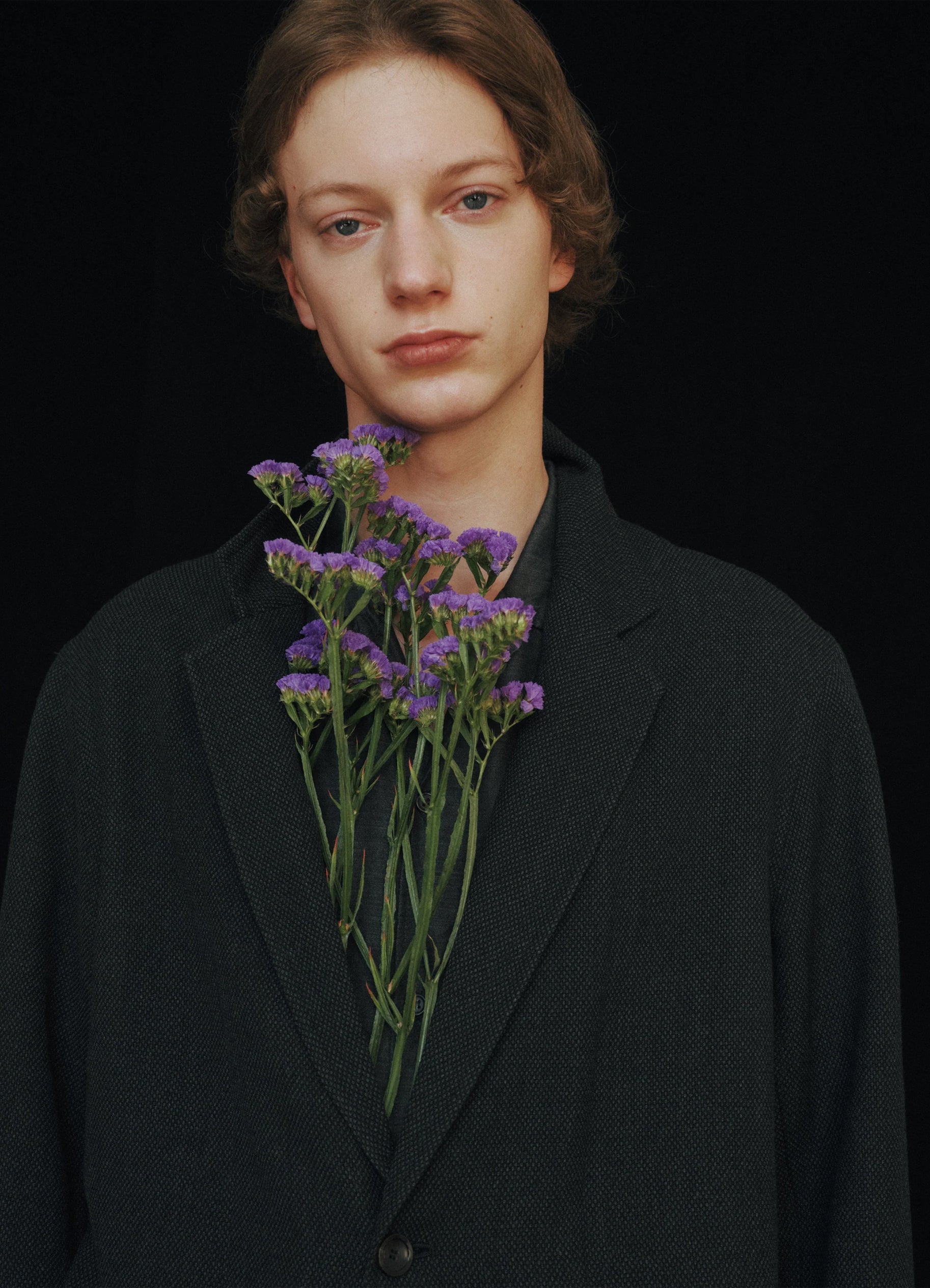 Stroll Around Jacket -Tumbled Wool Serge-[M26C10JK01C]