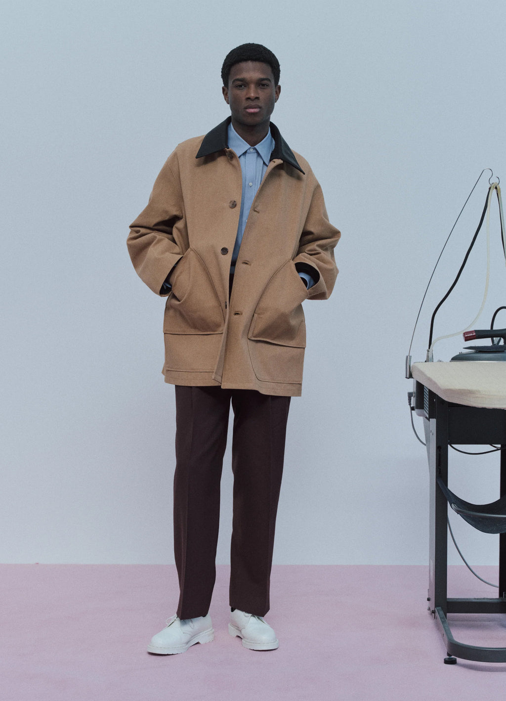 Chasseur Jacket -Organic Cotton Duck- [A26C08BL01C]