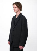 Stroll Around Jacket -Tumbled Wool Serge-[M26C10JK01C]