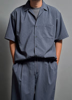 Open Collar Short Sleeve Shirts