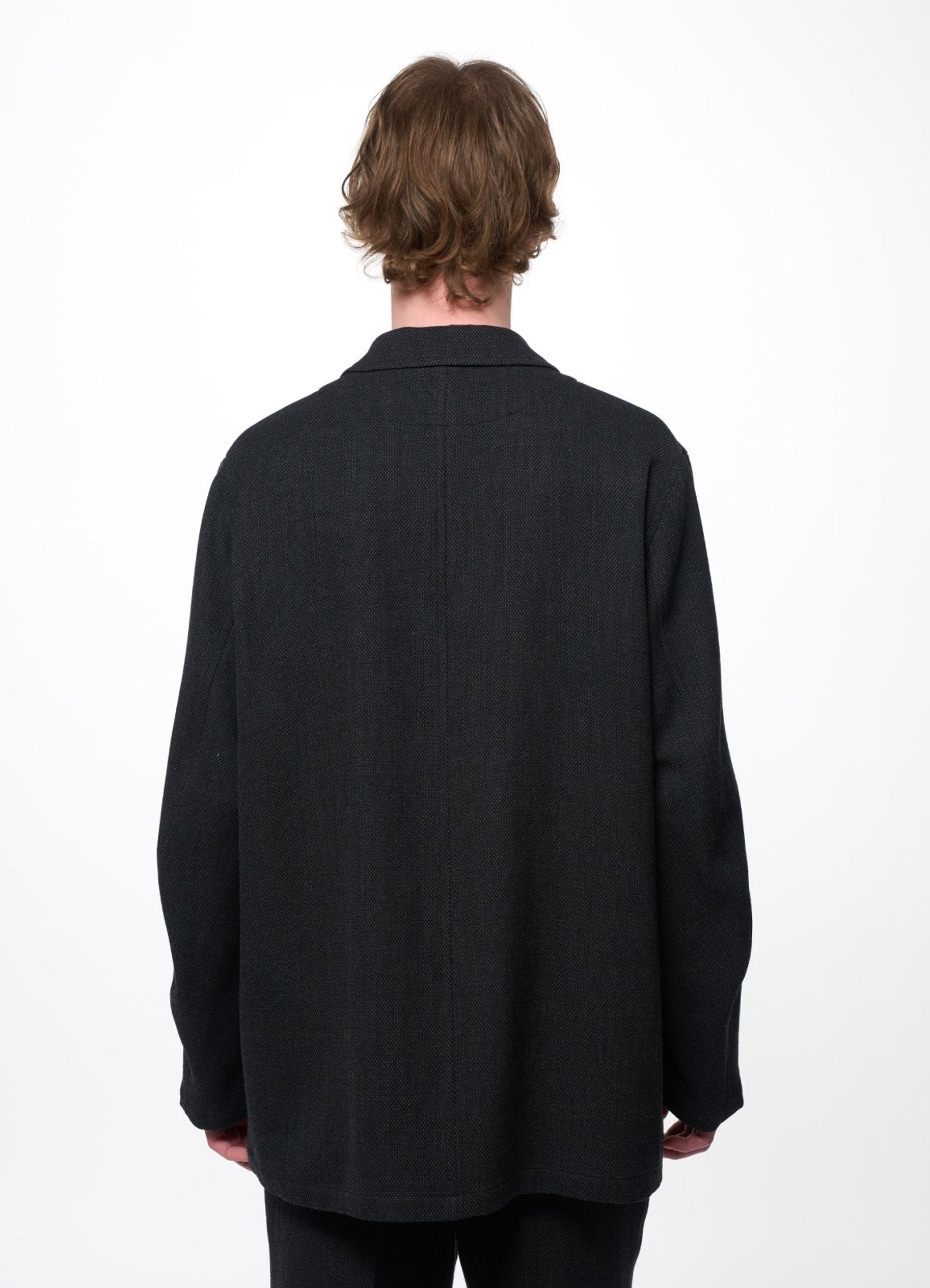 Stroll Around Jacket -Tumbled Wool Serge-[M26C10JK01C]