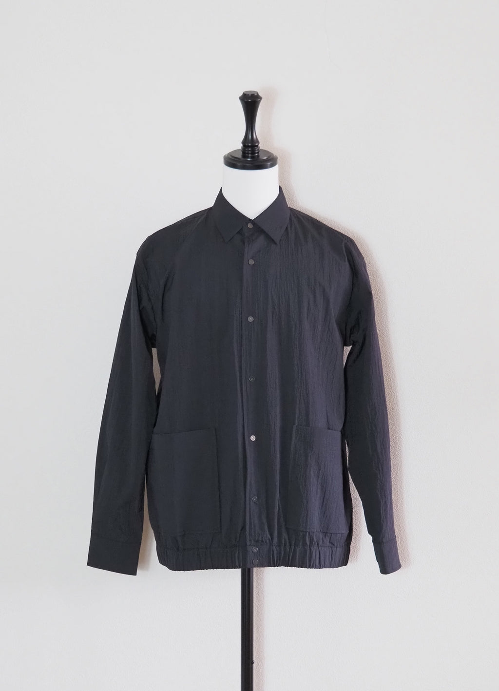 HENRIK L/S RIB SHIRTS "WASHER" [22FW-11082WS]<SALE>