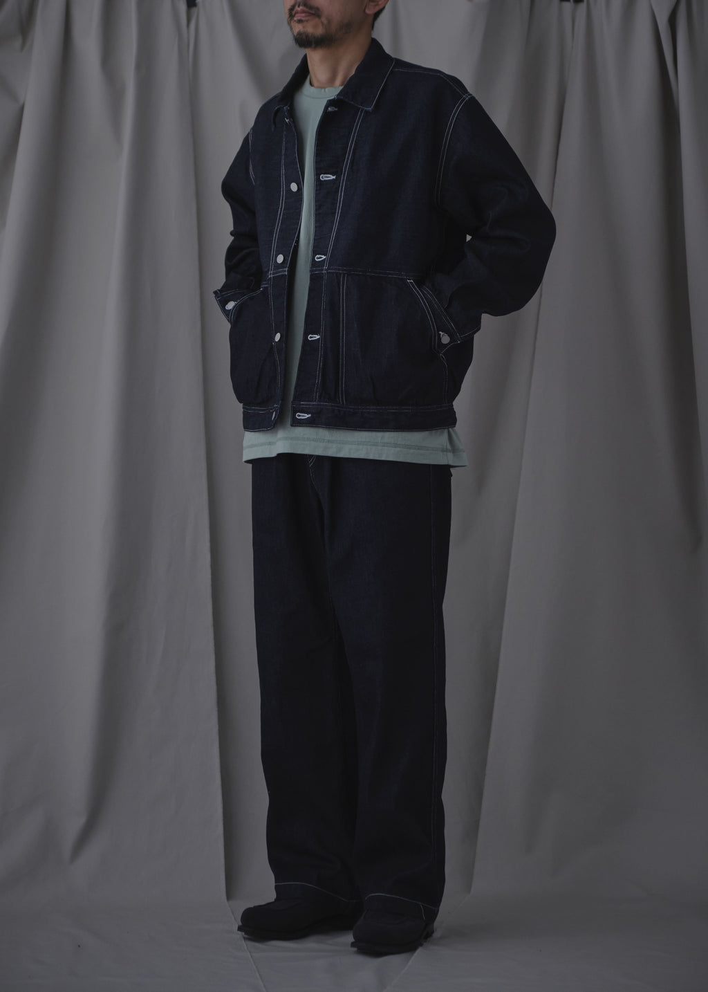 LIAM BEZ 5P JEANS”ONE WASH” [25SP-23122OW]