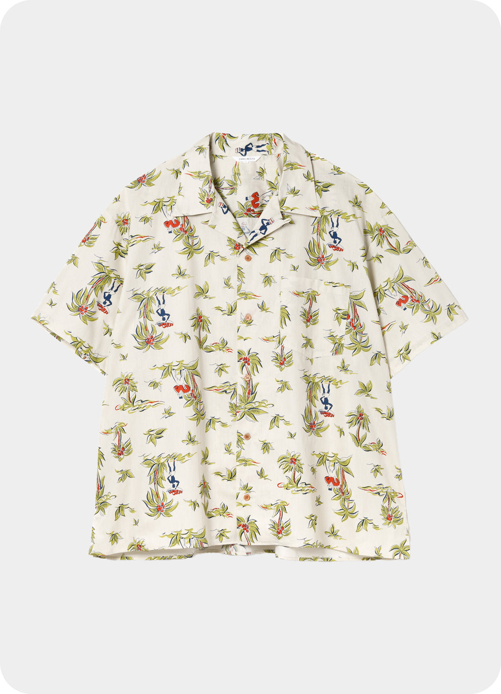 【size:S Only】Open Collar S/S Shirt [60425SU06-TP]<SALE>