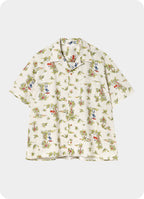 【size:S Only】Open Collar S/S Shirt [60425SU06-TP]