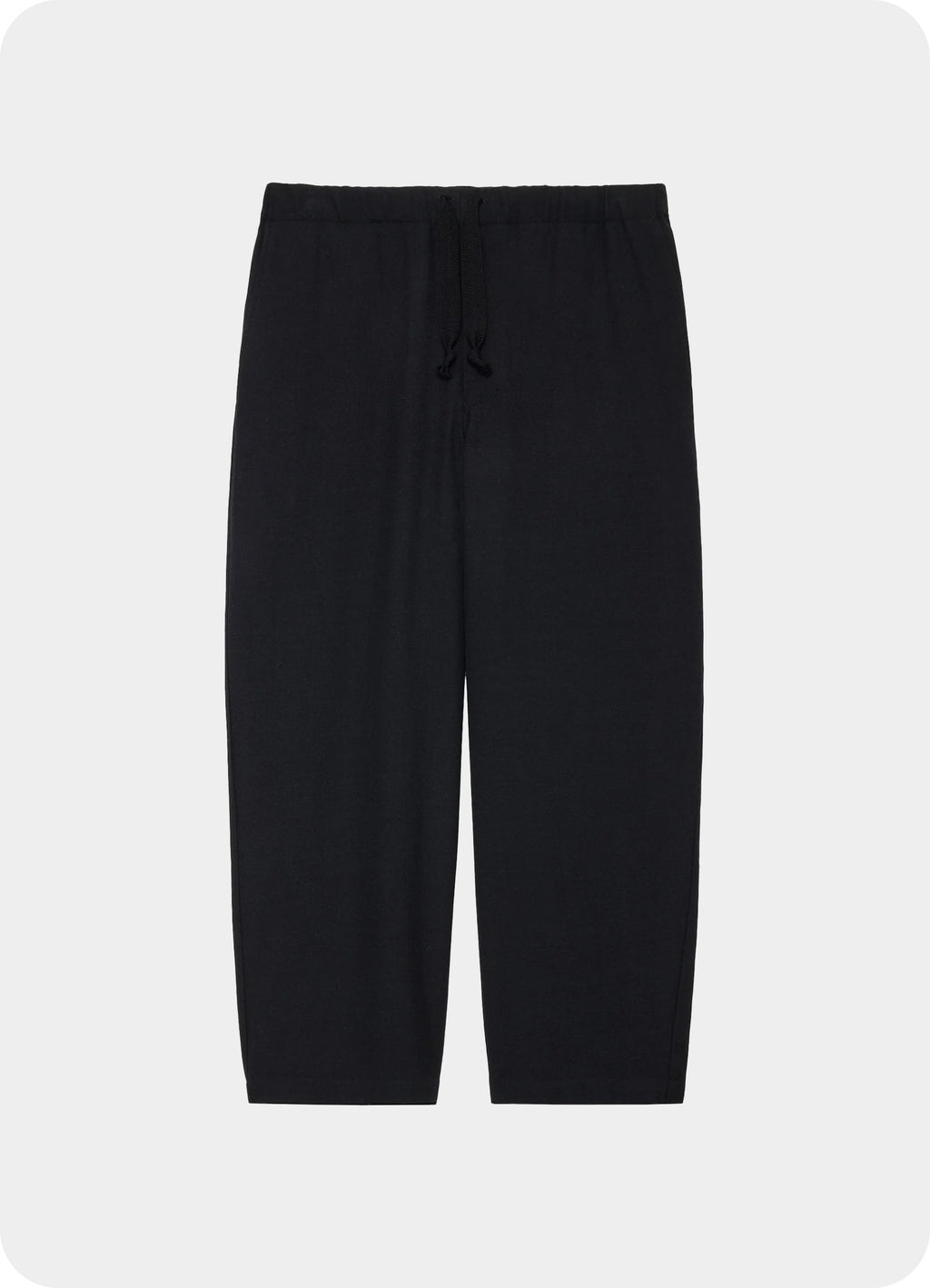 Cocoon Wide Easy Pants -Tumbled Wool Serge-