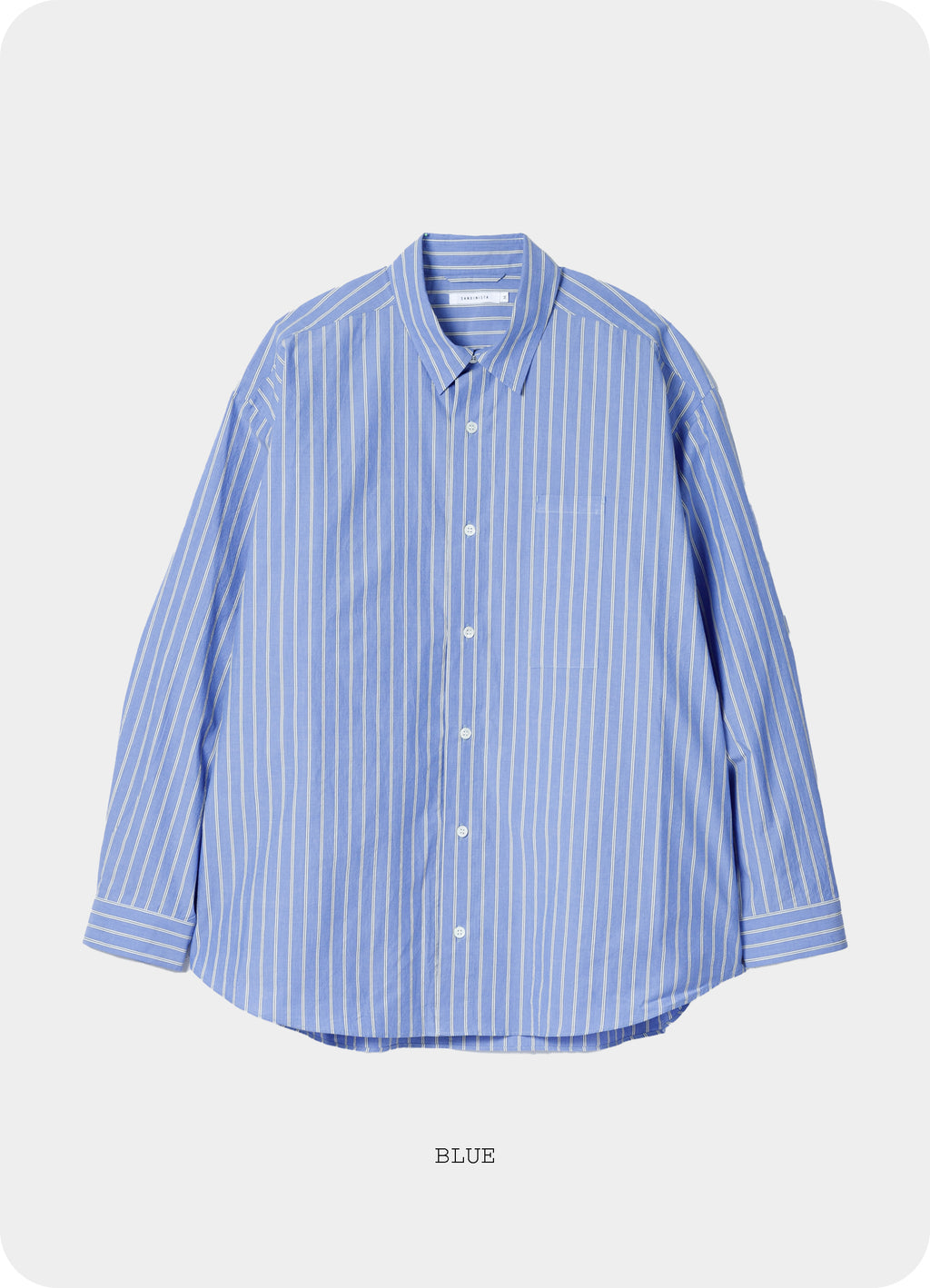 Stripe Oversized Pocket Shirt [60425PS06-TP]<SALE>