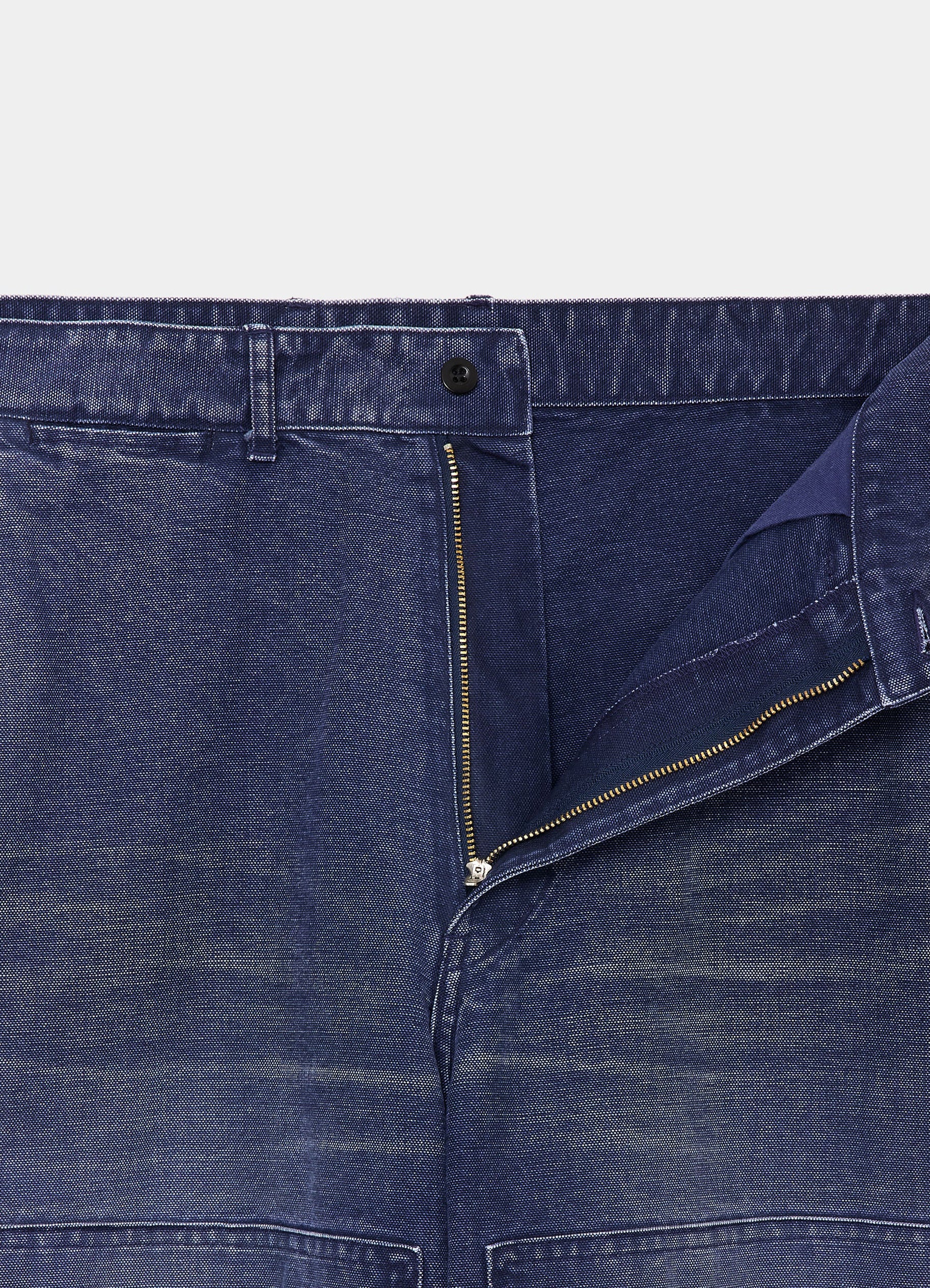 Double Knee Pants -Organic Cotton Duck- [M25C01PT01C]