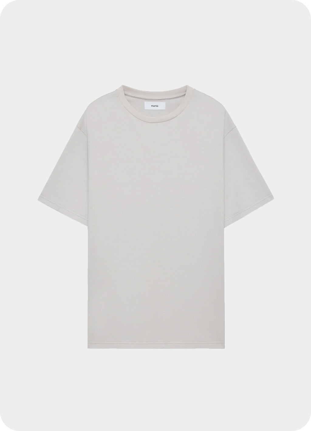 Crew Neck Tee -40/2 Organic Cotton Knit-