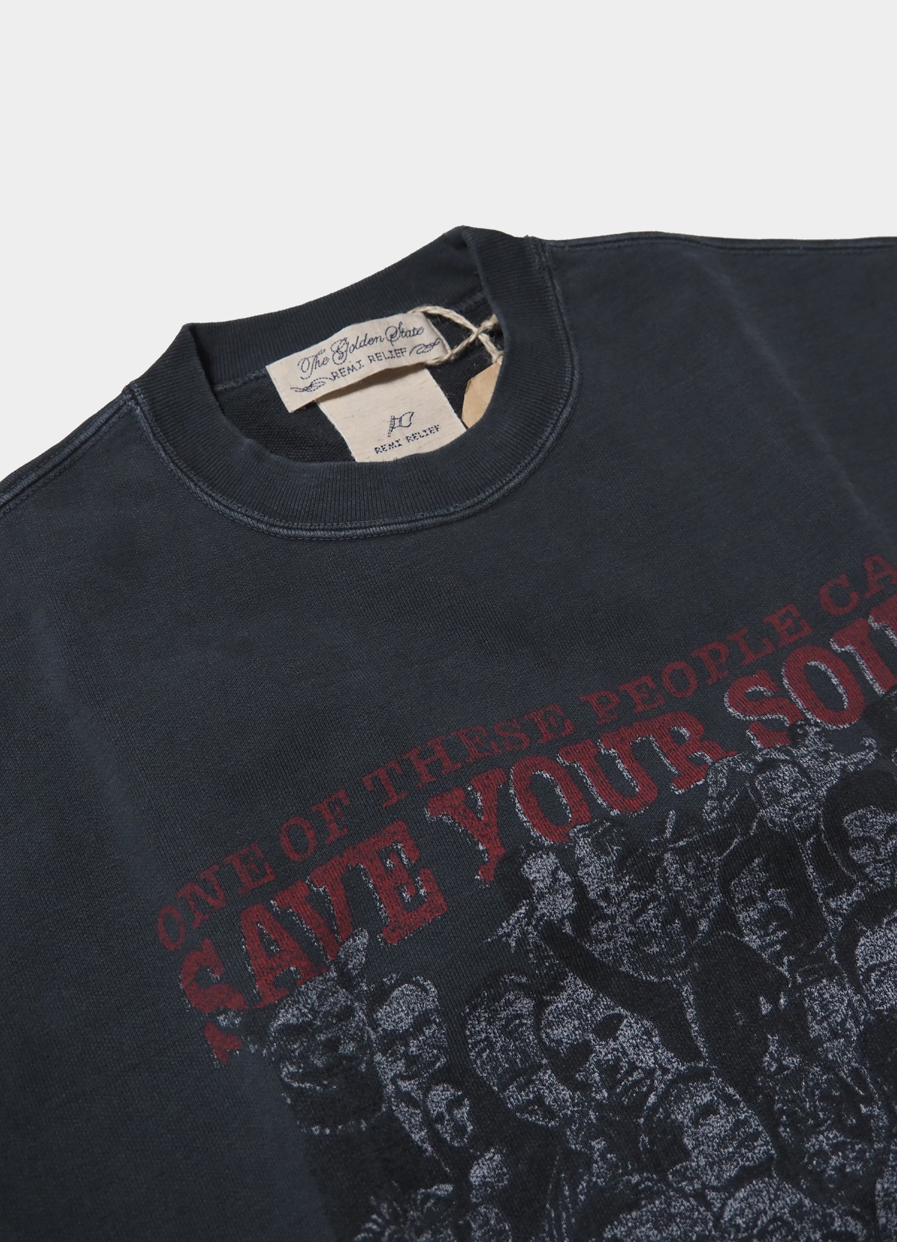 Safari別注REMI RELIEF CALIFORNIA ネイビースウェット Safari別注REMI RELIEF CALIFORNIA ネイビースウェット
