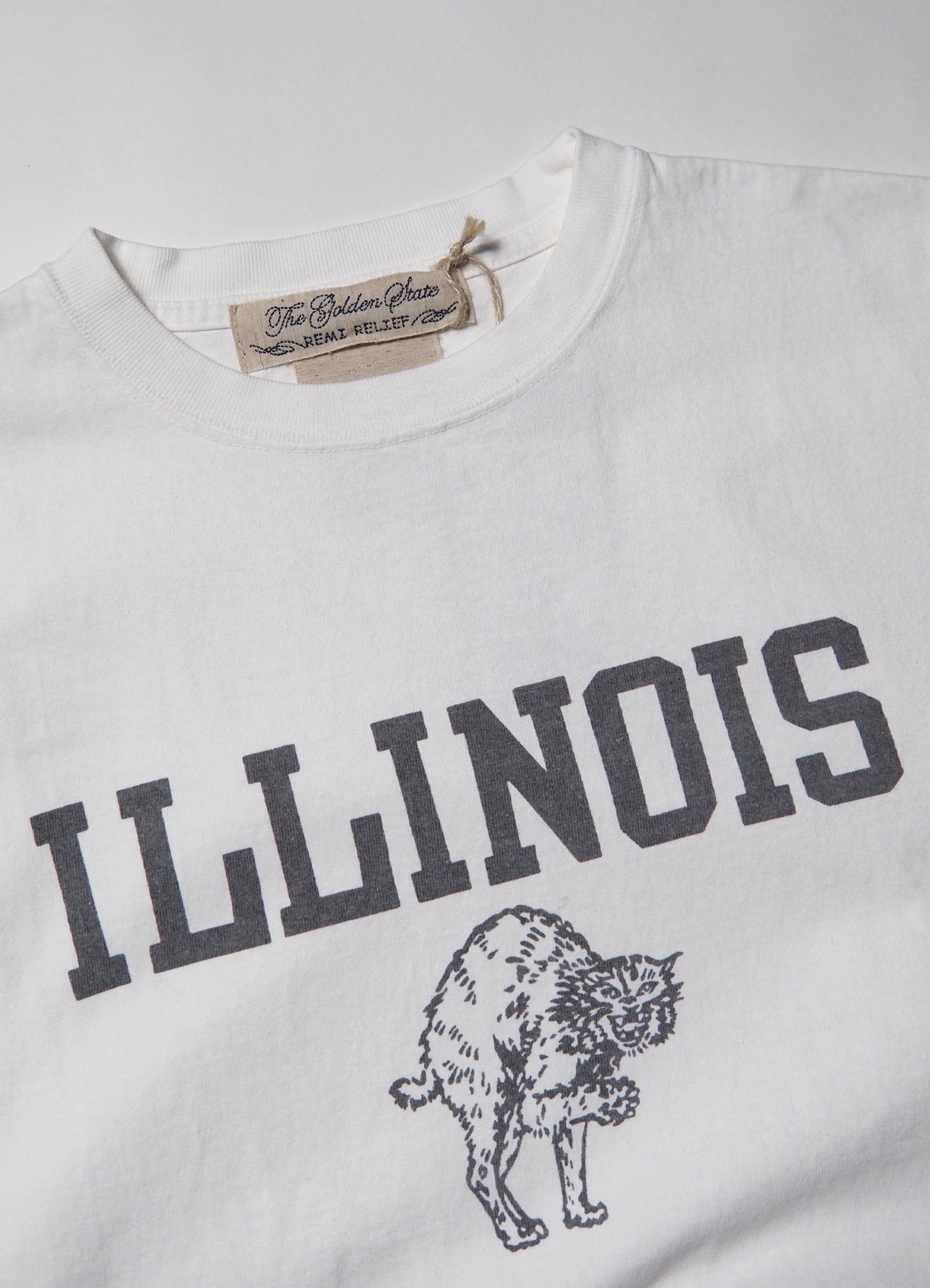 【size:S Only】SP加工 14/-天竺T(ILLINOIS)