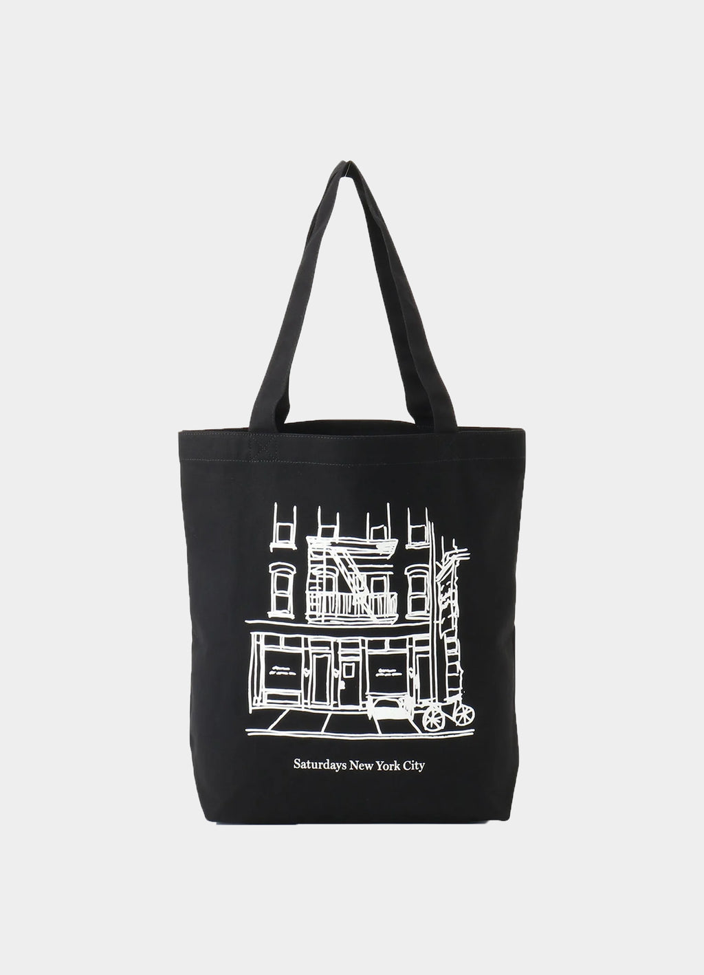 Cafe Sketch Canvas Tote [BBX64560]<SALE>