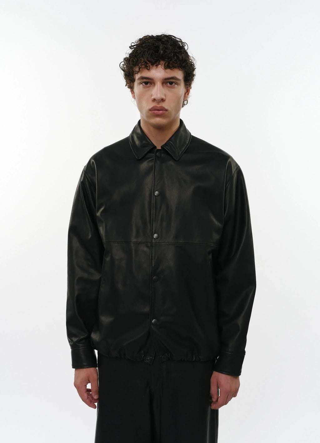LEATHER COACH JACKET -SHEEP LEATHER- M26A02BL01C