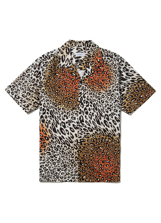 [30%OFF]Canty Sound Leopard Short Sleeve Shirt [BBG63100]