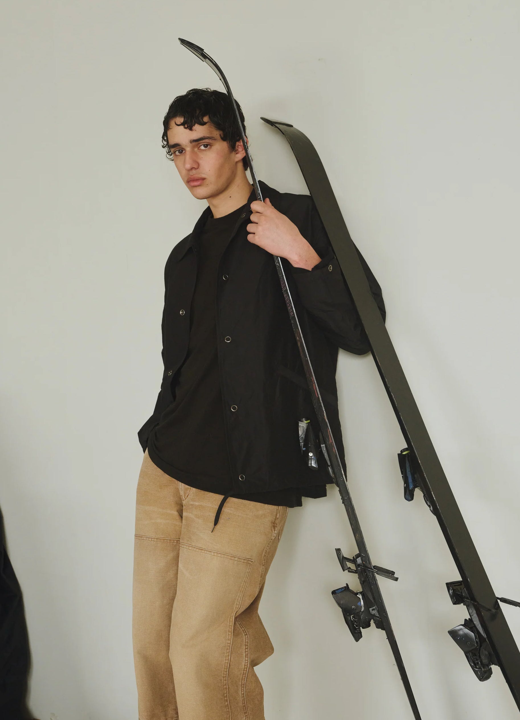 Coach Jacket -Wool Silk High Count Typewriter-[M25C08BL02C]