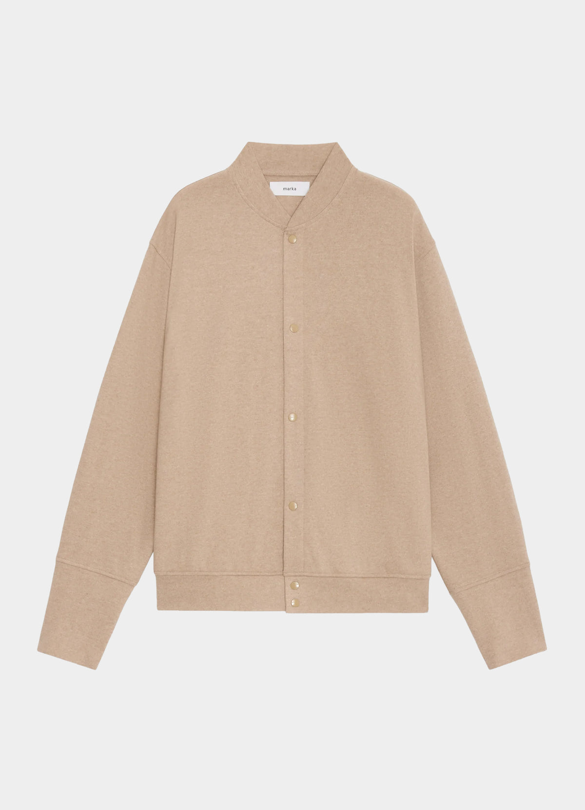 Snap Jacket -Super 180s Milled Wool Jersey-[M26C22CS01C]