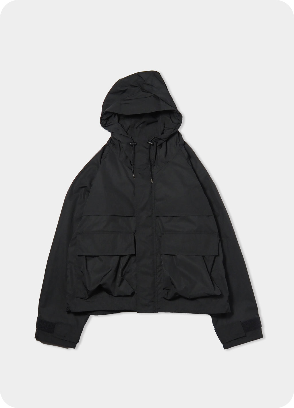 FIELD PARKA -RECYCLED NYLON CHAMBRAY TAFFETA-