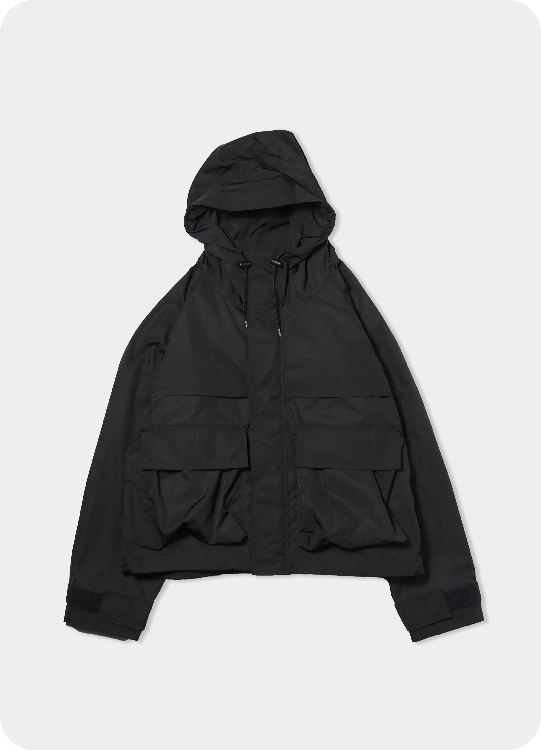 FIELD PARKA -RECYCLED NYLON CHAMBRAY TAFFETA-