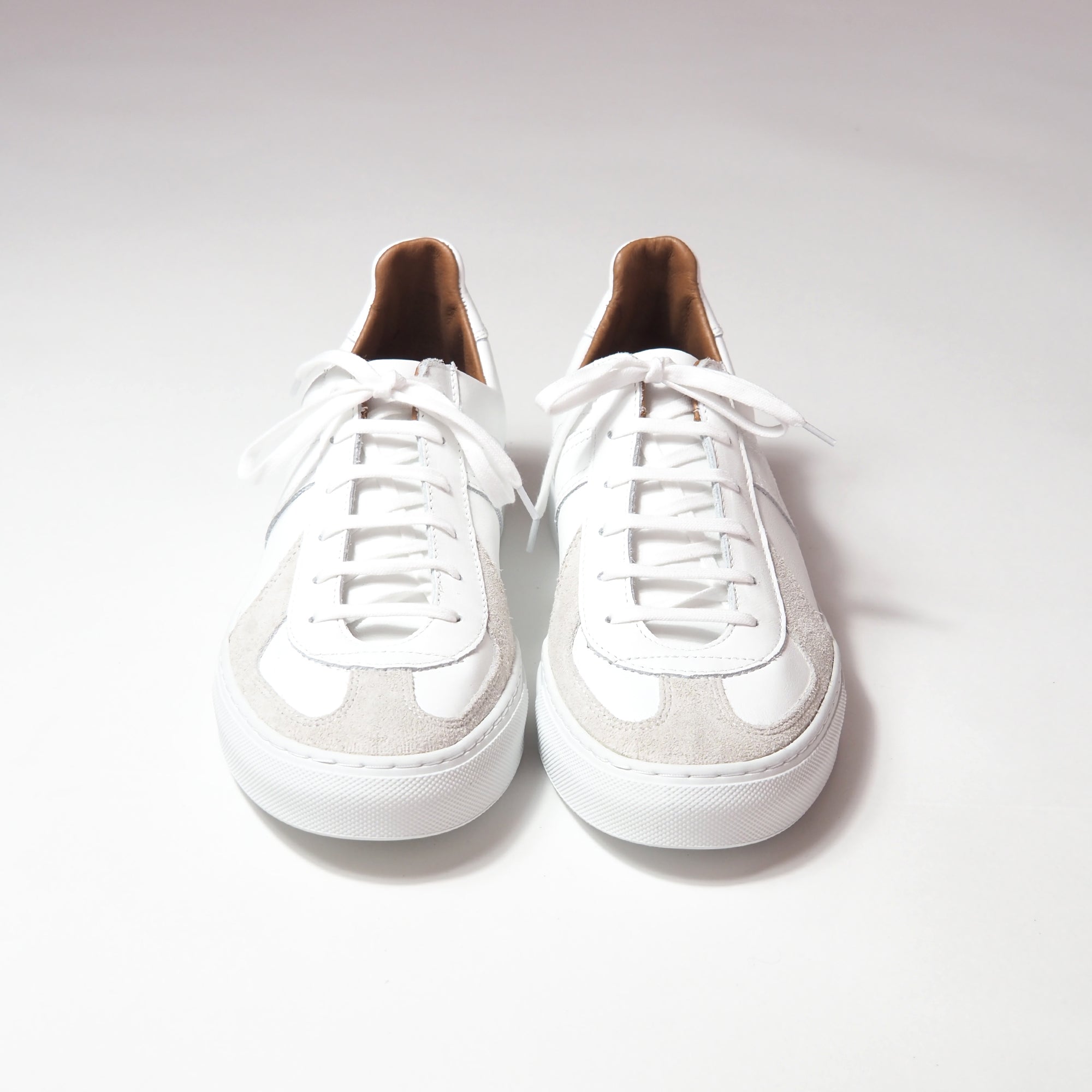 1777SL GERMAN MILITARY TRAINER -WHITE/WHITE SOLE
