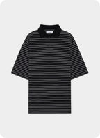 ONE BUTTON POLO S/S TEE -40//1 ORGANIC COTTON HIGH TWISTED PIQUE-