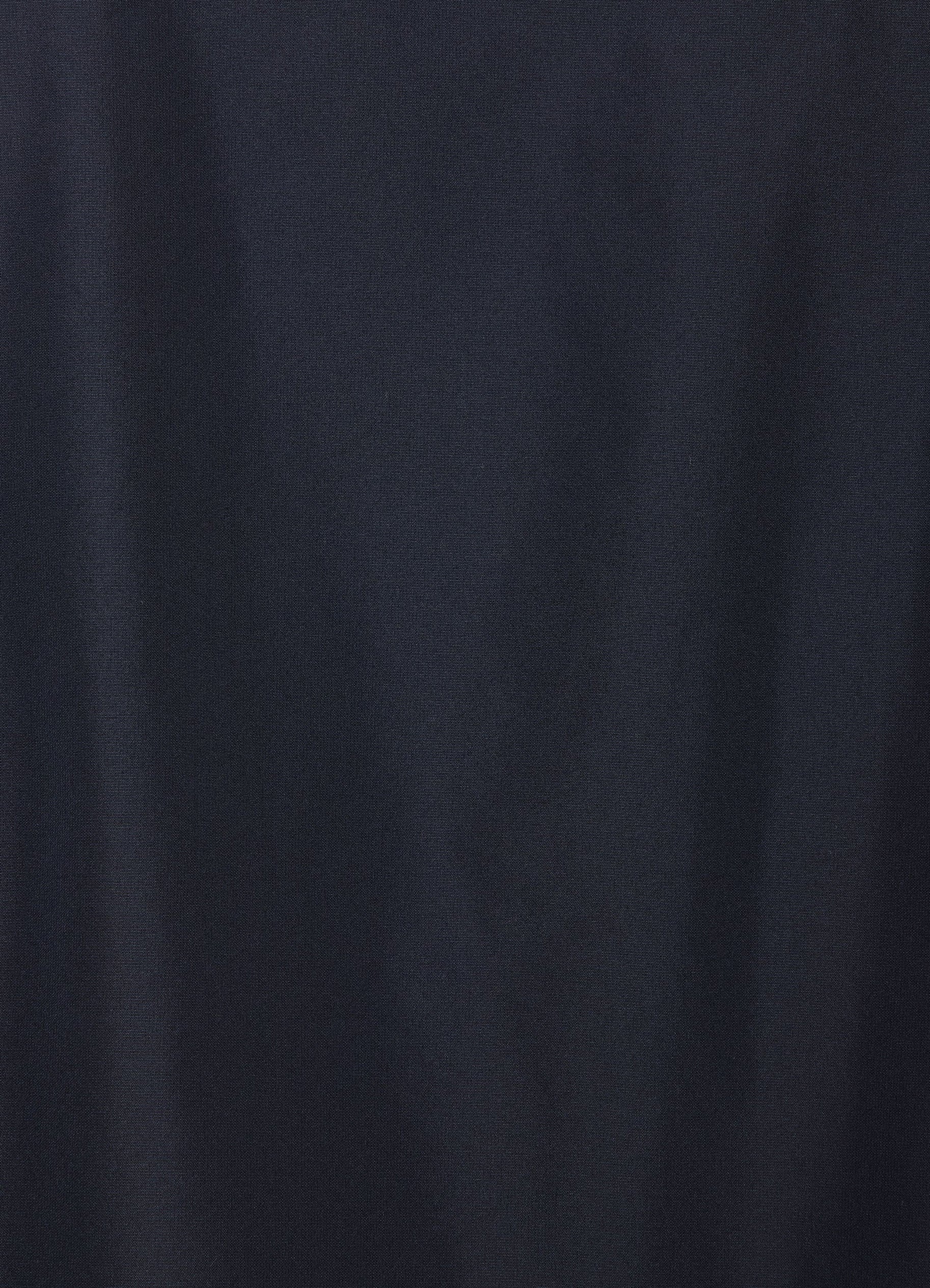 KNEE TUCK PANTS -RECYCLED POLYESTER×SILK TAFFETA-