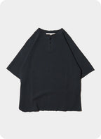 Wタック ヘンリーネック S/S