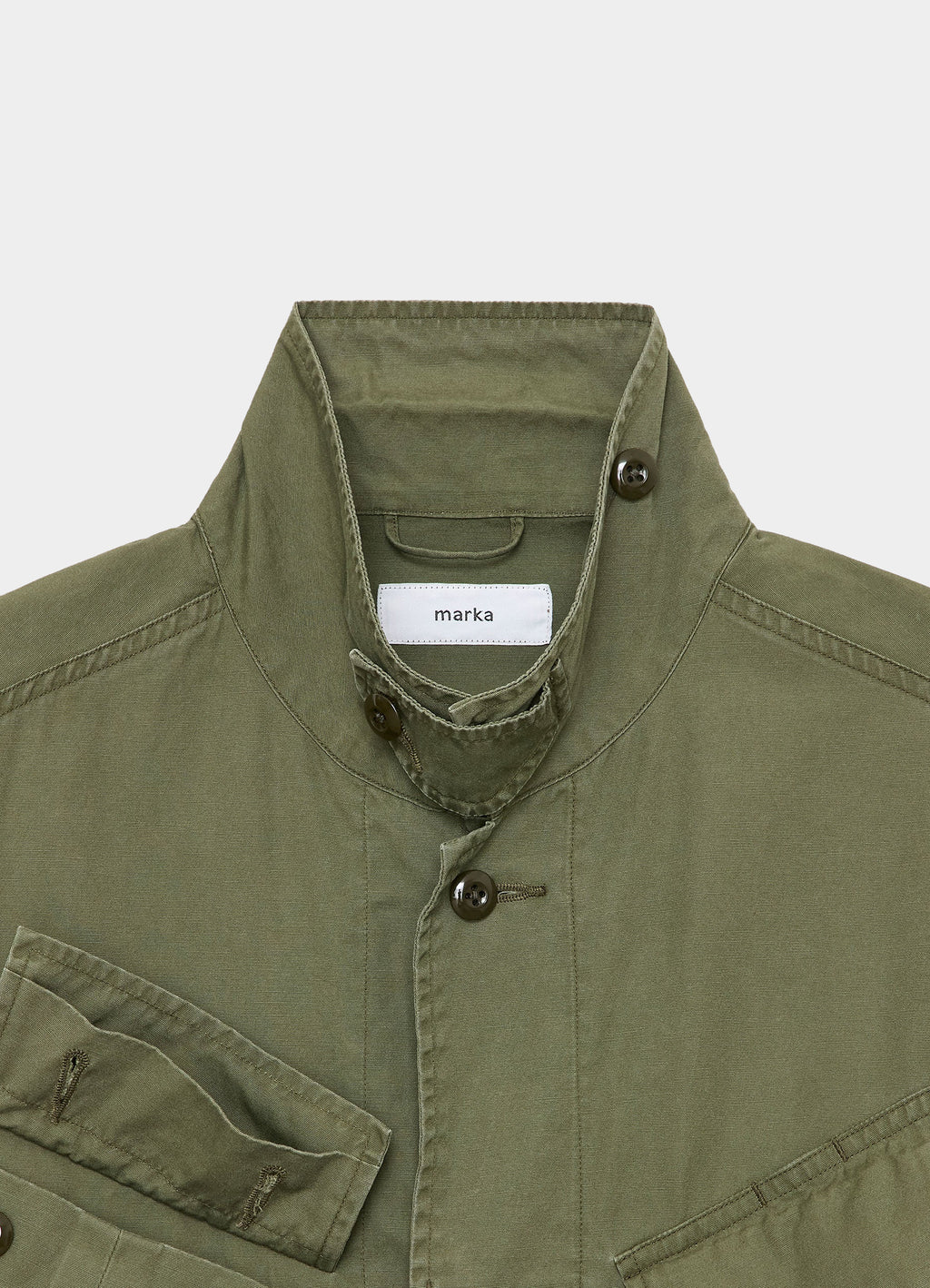 JUNGLE FATIGUE JACKET -ORGANIC COTTON WEATHER CLOTH-[M25A05BL01C]