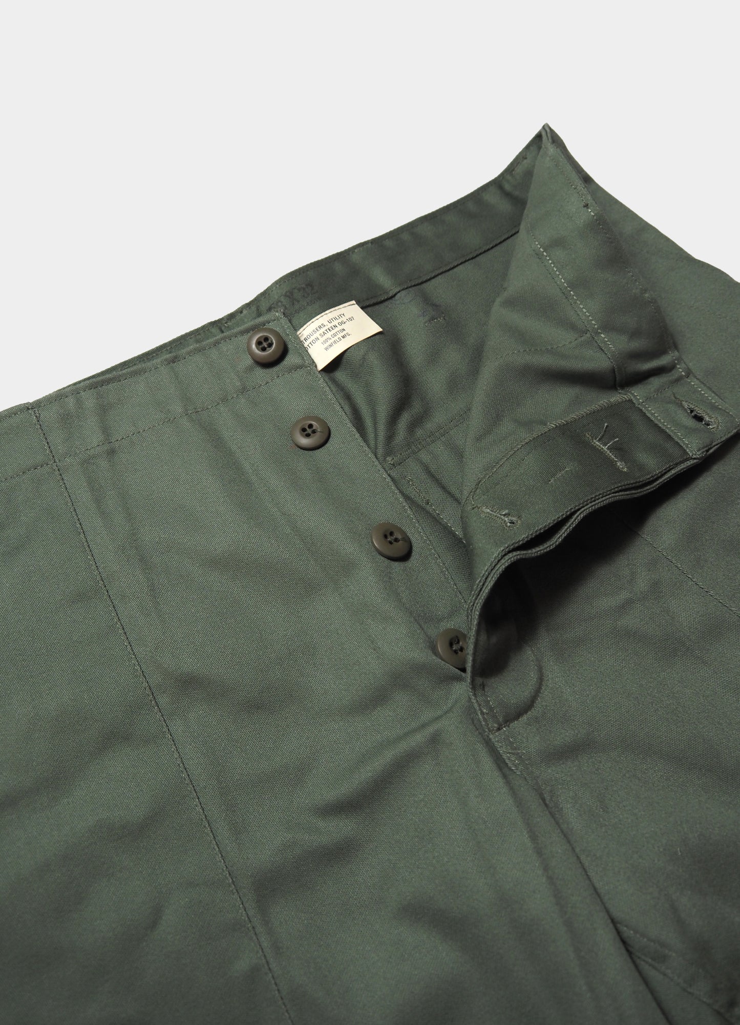 DEADSTOCK(デッドストック) / Cotton back Sateen Fatigue Pants by Winfield MFG []-Lism Select