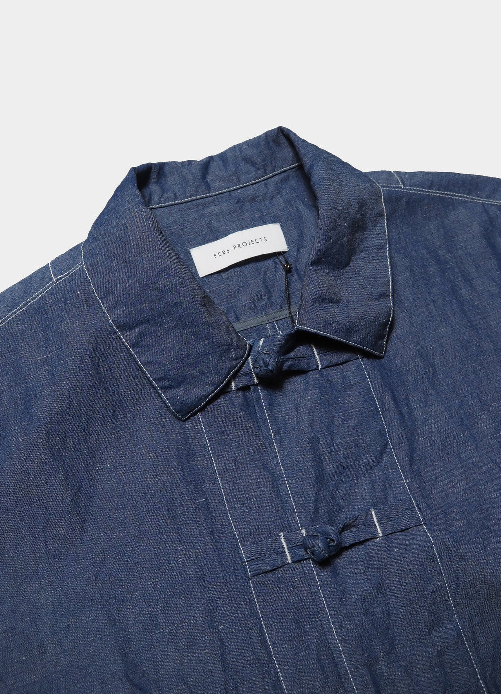 BLANCHE KNOT JACKET “LINEN CHABRAY”  [24SP-16021LN]<SALE>