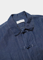 《size:2 only》BLANCHE KNOT JACKET “LINEN CHABRAY” <SALE>